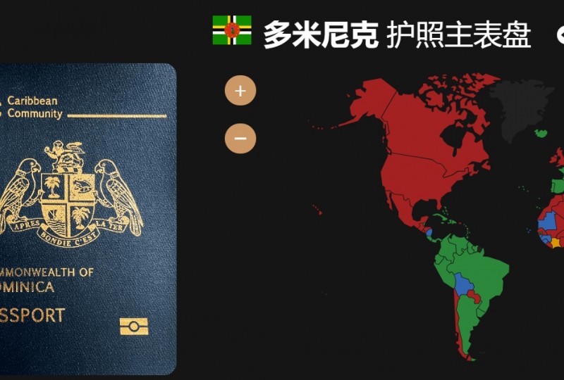 多米尼克护照免签哪些国家